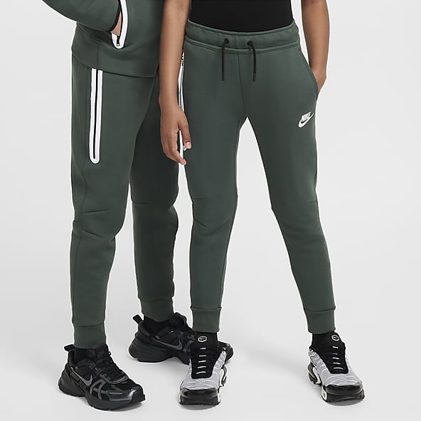 Green nike tech joggers hotsell